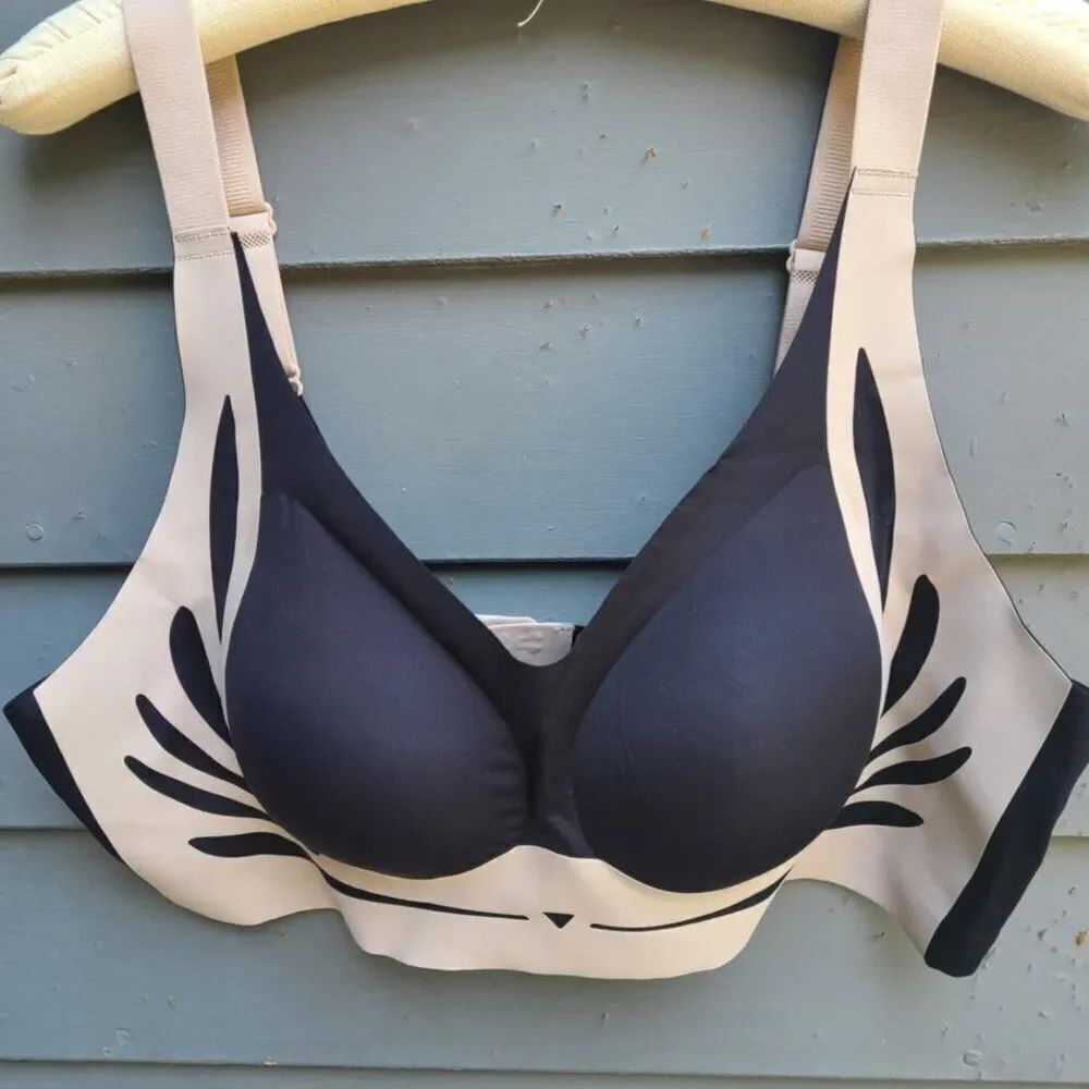 LUSH fitted Black Bra size 6XL